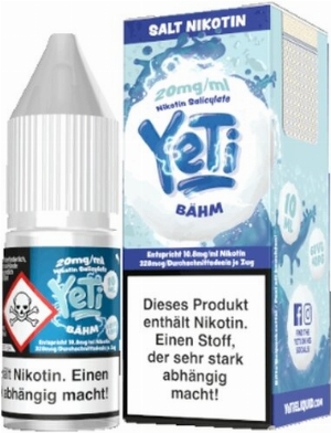 Yeti Bähm Nikotinsalz Liquid 20mg/ml