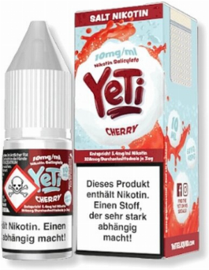 Yeti Cherry Nikotinsalz Liquid 10mg/ml