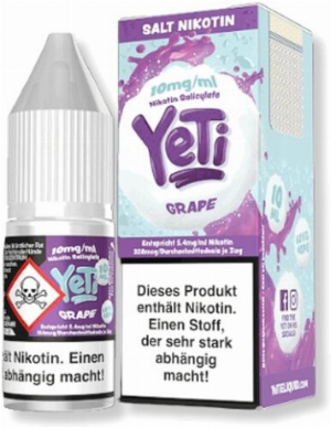 Yeti Grape Nikotinsalz Liquid 10mg/ml