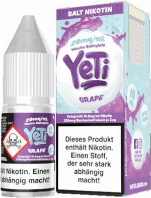 Yeti Grape Nikotinsalz Liquid 20mg/ml