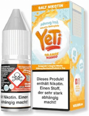 Yeti Orange Mango Nikotinsalz Liquid 10mg/ml