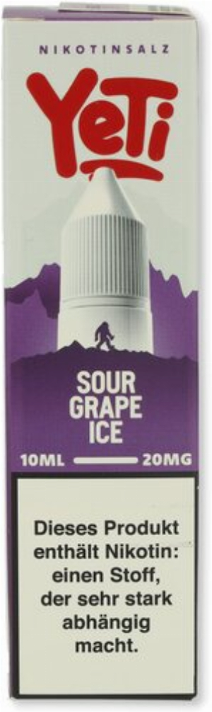 Yeti Sour Grape Ice Nikotinsalz Liquid Overdosed 20mg