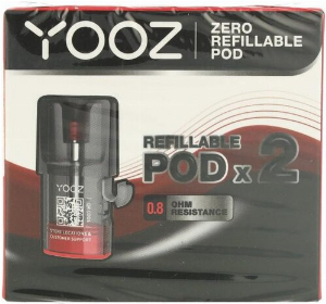 Yooz Zero Refillable Pod 0,8 Ohm 2 Stück Leerpod