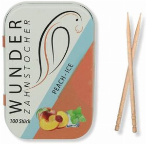 Zahnstocher mit Geschmack Peach-Ice 100 Stück