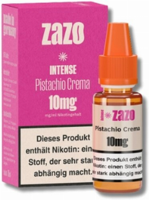 ZAZO INTENSE Nikotinsalz Liquid Pistachio Crema 10ml 10mg