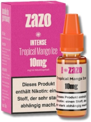 ZAZO INTENSE Nikotinsalz Liquid Tropical Mango Ice 10ml 10mg