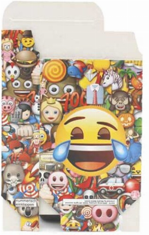 Zigaretten-Faltschachtel Emoji Lachen 25er