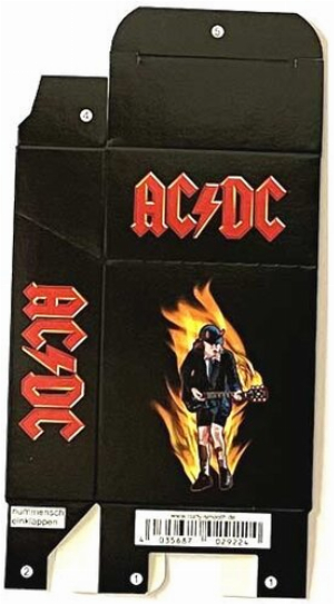Zigaretten-Faltschachtel AC/DC Gitarrist Motiv 25er