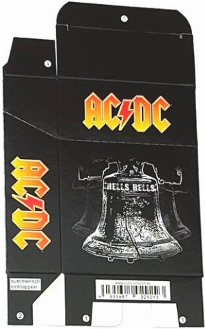 Zigaretten-Faltschachtel AC/DC Glocken Motiv 25er