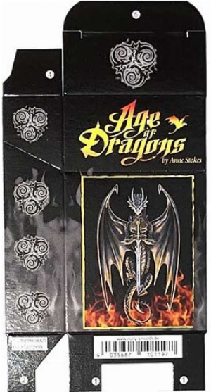 Zigaretten-Faltschachtel Age of Dragons Grau 20er