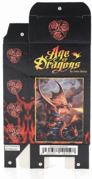 Zigaretten-Faltschachtel Age of Dragons Rot 20er