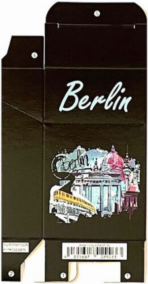 Zigaretten-Faltschachtel Berlin Brandenburger Tor Motiv 20er