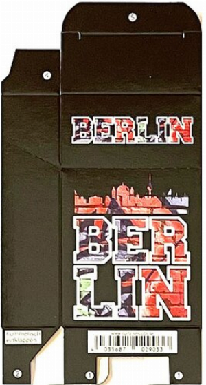 Zigaretten-Faltschachtel Berlin Mauer Motiv 20er