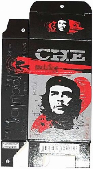 Zigaretten-Faltschachtel Che Revolution schwarz 20er