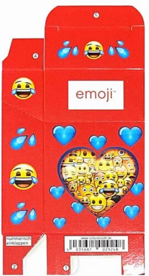 Zigaretten-Faltschachtel Emoji Herz Motiv 25er