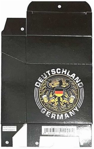 Zigaretten-Faltschachtel Germany Adler schwarz Motiv 25er