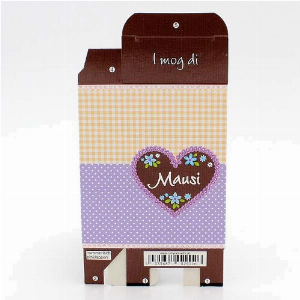 Zigaretten-Faltschachtel I mog Di Mausi 20er