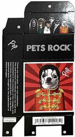 Zigaretten-Faltschachtel Pets Rock Pop Motiv 20er