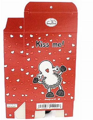 Zigaretten-Faltschachtel sheepworld Kiss me Motiv 25er