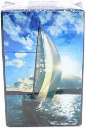 Zigarettenbox Atomic King-Size Maritim Dunkelblau