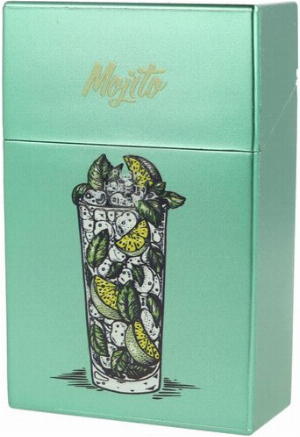 Zigarettenbox Champ Coktail Mojito Grün Nr.1