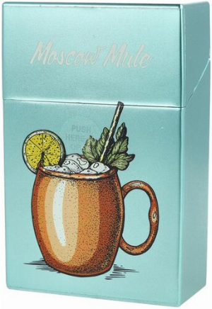 Zigarettenbox Champ Coktail Muscow Mule Blau Nr.3