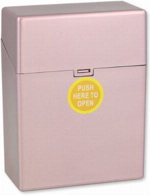 Zigarettenbox Kunststoff 30er Clic Boxx Altrosa