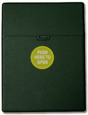 Zigarettenbox Kunststoff 30er Clic Boxx Schwarz