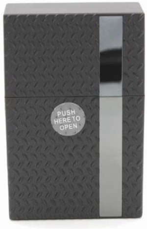 Zigarettenbox Kunststoff Champ Diamond Schwarz