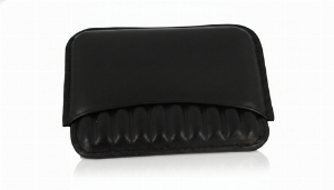 Zigarettenetui für ca. 10 Zigaretten Leder Schwarz