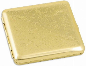 Zigarettenetui Messing Venetian