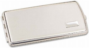 Zigarettenetui Nickel / satiniert 100er