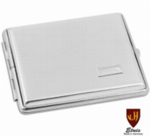 Zigarettenetui Nickel satiniert Gravurfeld