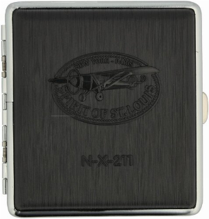 Zigarettenetui SPIRIT OF ST. LOUIS N-X-211 schwarz