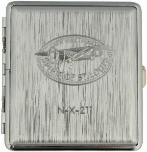 Zigarettenetui SPIRIT OF ST. LOUIS N-X-211 silber