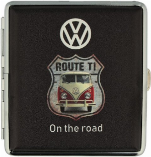 Zigarettenetui VW Route T1  On the road dunkelbraun