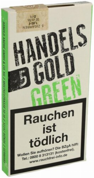 Zigarillos Handelsgold Green (Sweets Apple) 