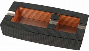 Zigarrenascher Carbon 2 Ablagen