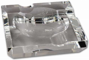 Zigarrenascher Kristall 4 Ablagen