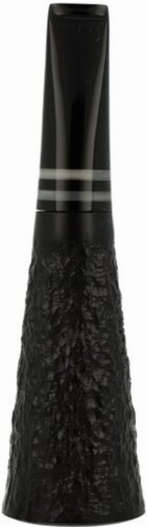 Zigarrenspitze Bruyere Tromba rustik schwarz 24mm Bohrung