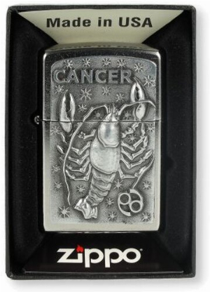 Zippo Feuerzeug Cancer V19