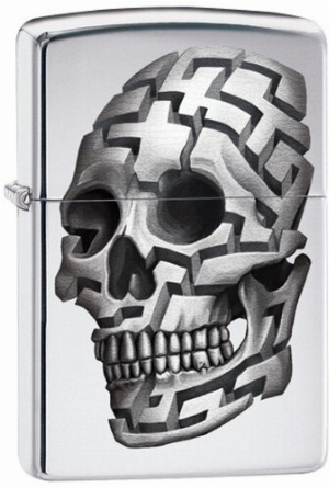 Zippo Feuerzeug 3D Skull No.7
