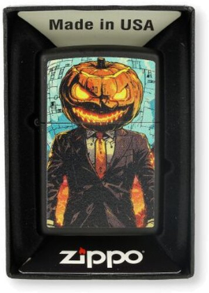 Zippo Feuerzeug Haunted Pumpkin Design