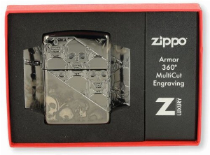 Zippo Feuerzeug Skulls Design