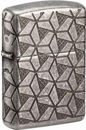 Zippo Feuerzeug Armor Case Geometric Pattern