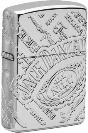 Zippo Feuerzeug Armor Case Jack Daniels