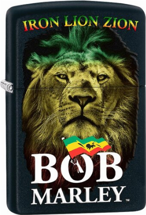 Zippo Feuerzeug Bob Marley Schwarz