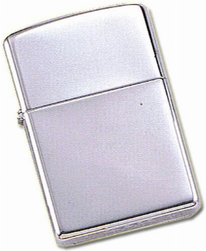 Zippo-Feuerzeug Chrom poliert