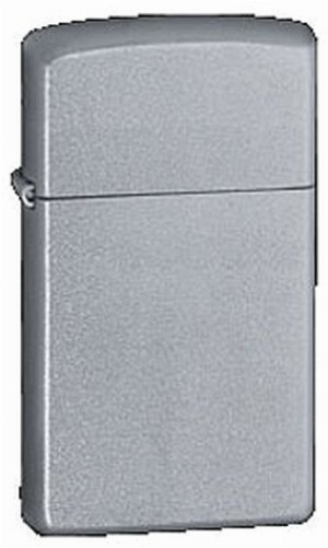 Zippo-Feuerzeug Chrom Satiniert Slim