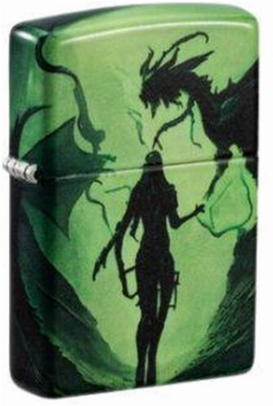Zippo Feuerzeug color 540 Dragon/Girl